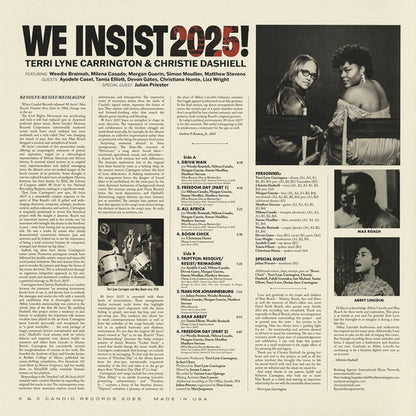 Terri Lyne Carrington & Christie Dashiell – We Insist (LP Vinyl) Vinyl Record