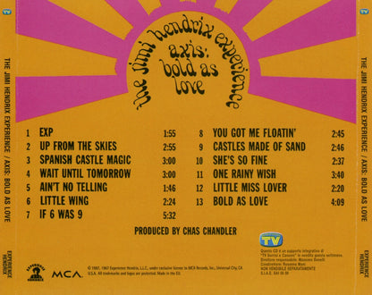 The Jimi Hendrix Experience – Bold As Love (4-CD + Blu-ray)