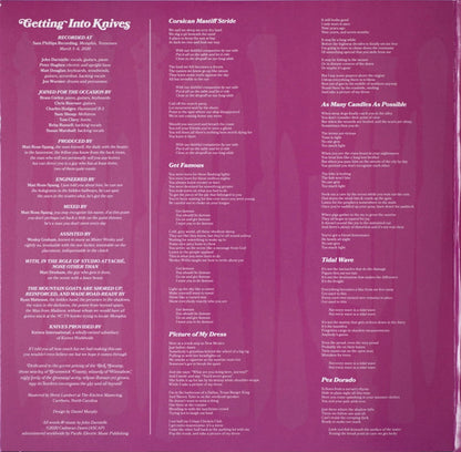 The Mountain Goats – Getting Into Knives (2-LP Vinyl) Vinyl Record