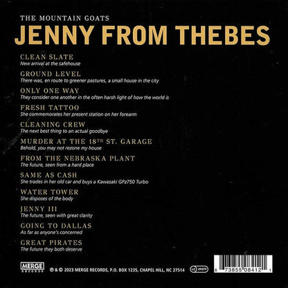 The Mountain Goats – Jenny From Thebes (LP Vinyl) Vinyl Record