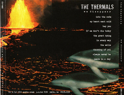 The Thermals – We Disappear Music CD
