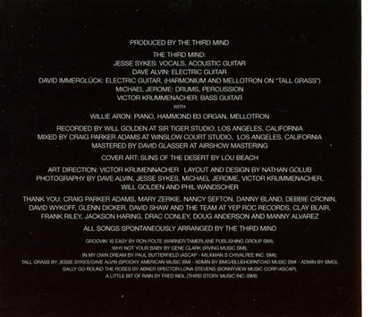 The Third Mind – The Third Mind 2 Music CD