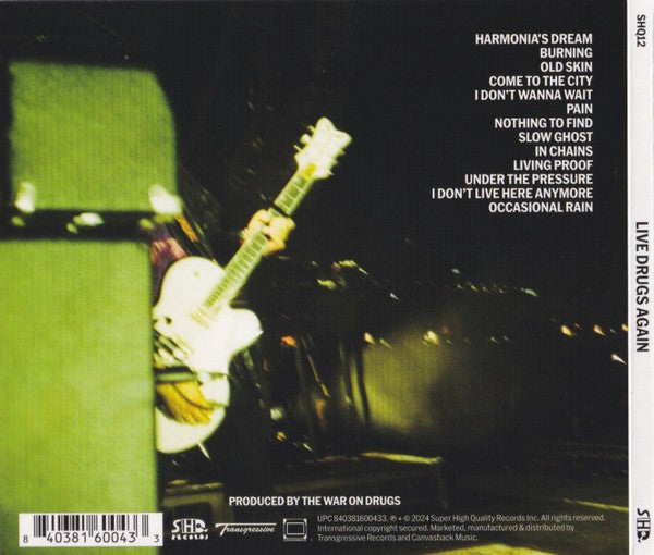 The War On Drugs – Live Drugs Again Music CD