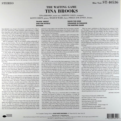 Tina Brooks – The Waiting Game (LP Vinyl) Vinyl Record