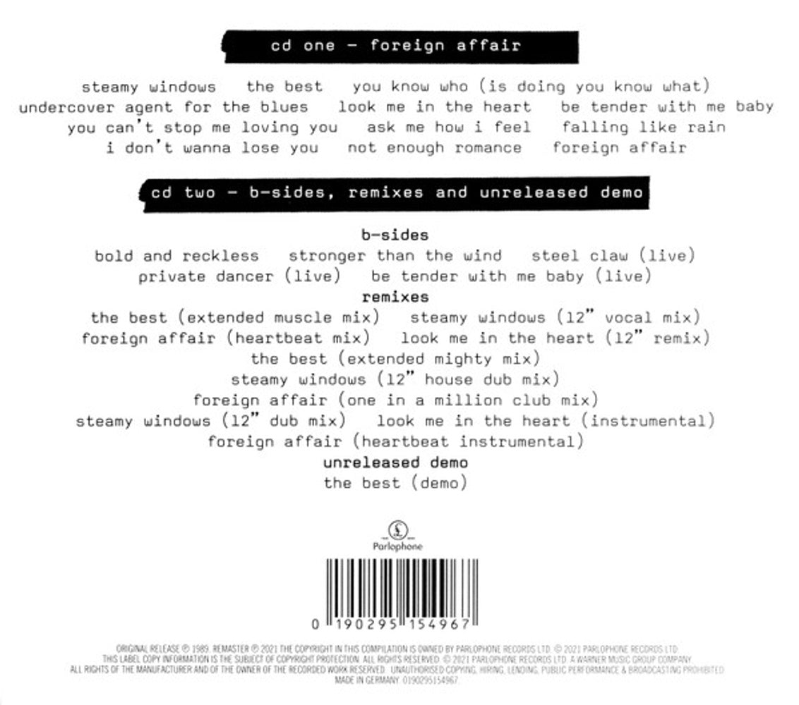 Tina Turner – Foreign Affair (2-CD)