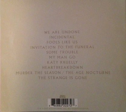 Two Gallants – We Are Undone Music CD