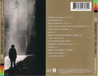 U2 – The Best Of 1980-1990 Music CD