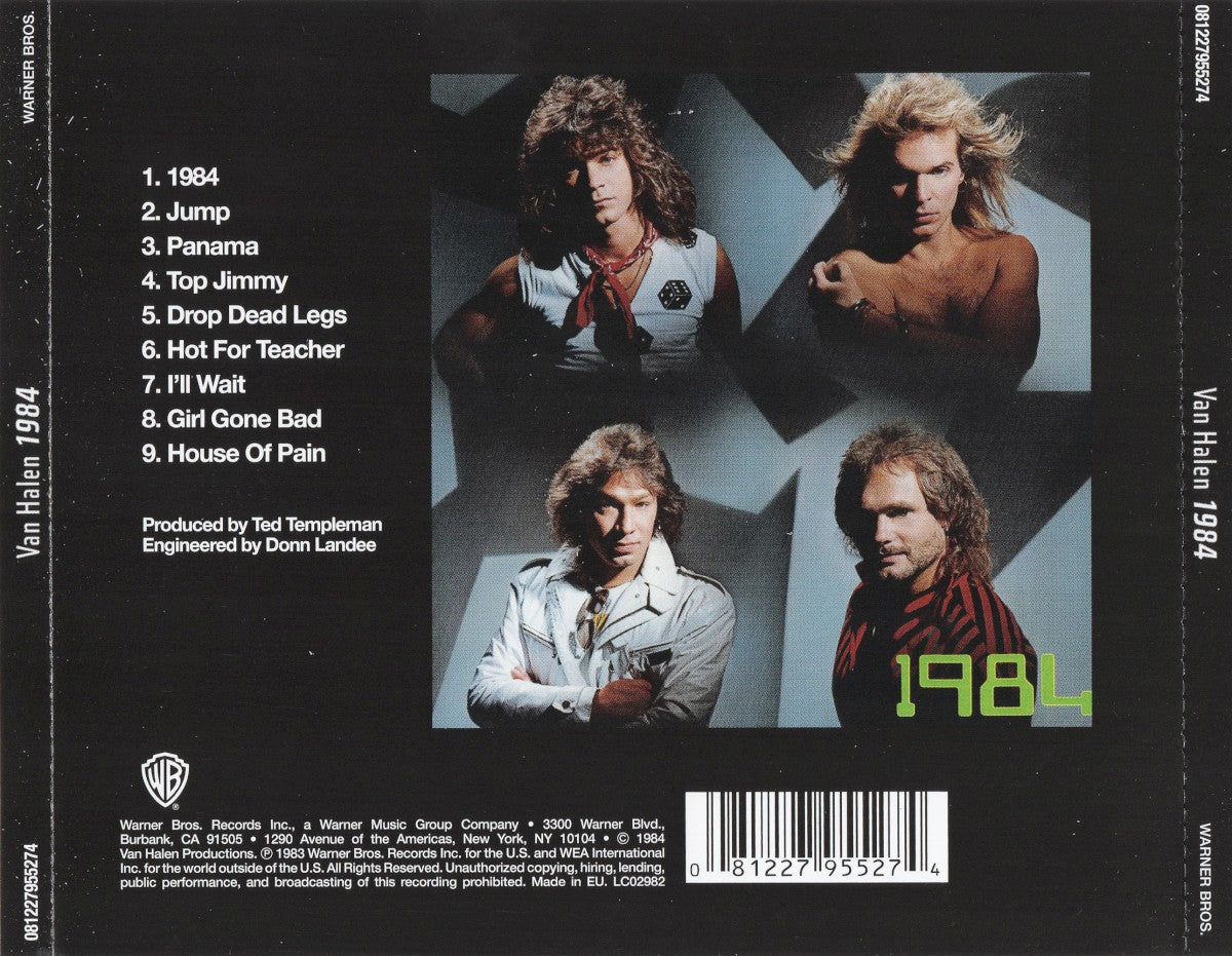 Van Halen – 1984 Music CD