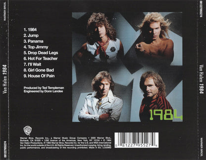 Van Halen – 1984 Music CD