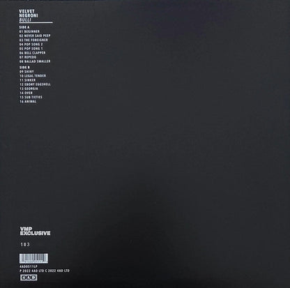 Velvet Negroni – Bulli (LP Vinyl) Vinyl Record
