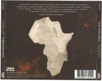 Vusi Mahlasela – Say Africa Music CD
