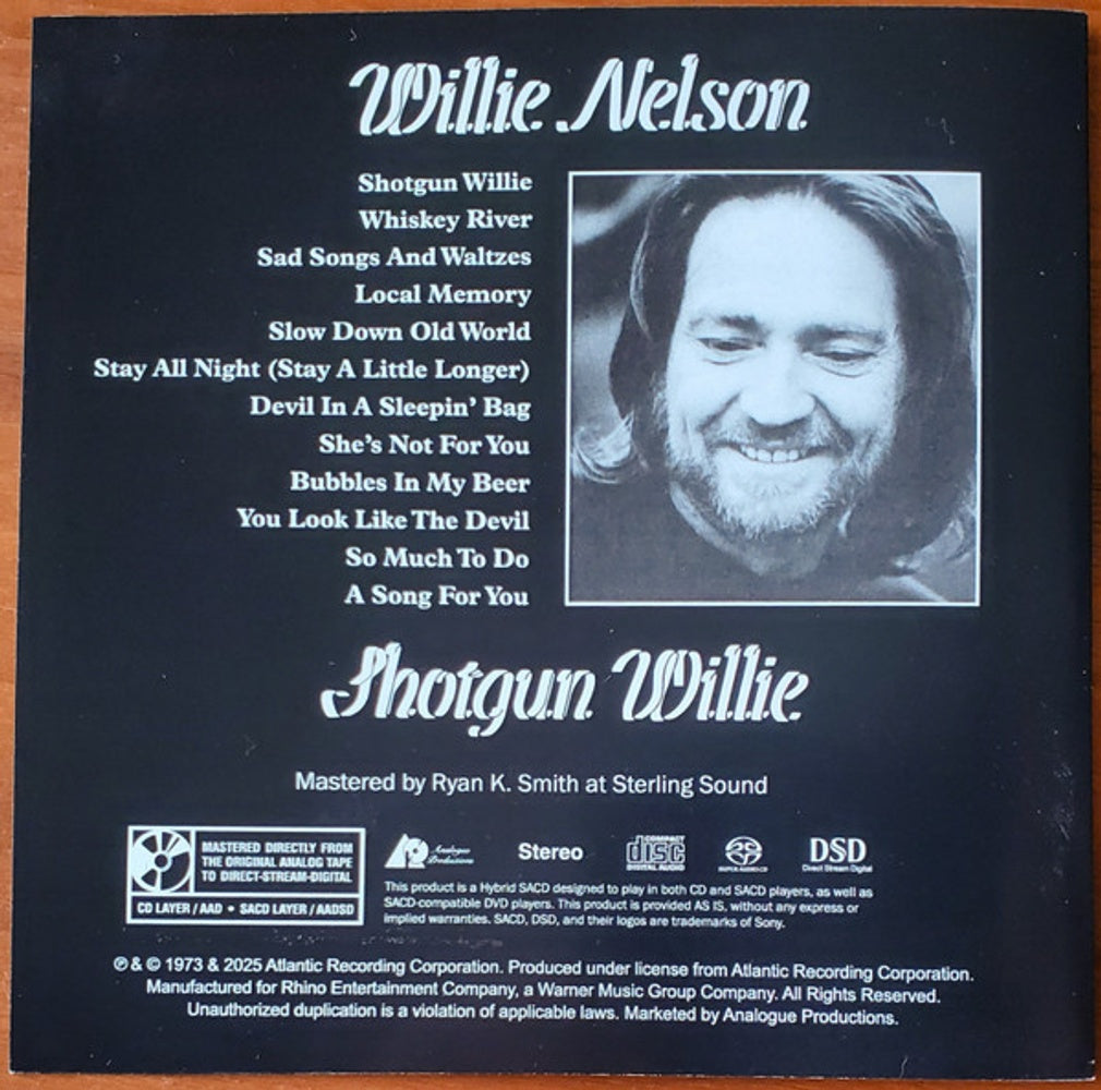 Willie Nelson – Shotgun Willie (SACD CD)