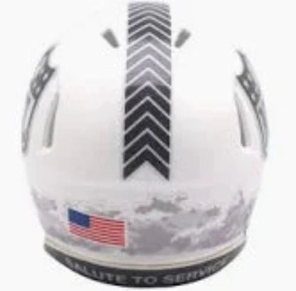New York Giants NFL Mini Speed Football Helmet SALUTE TO SERVICE 3 NFL
