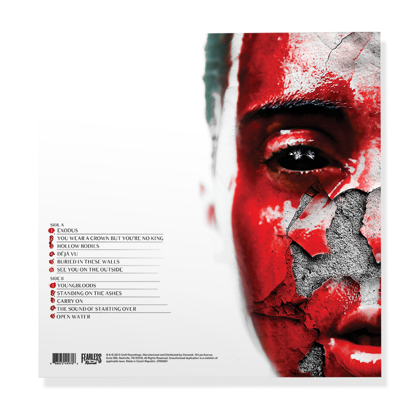 Hollow Bodies 10th Anniversary Edition LP (Craft Recording Exclusive -Clear & Blood Red) Vinyl Record