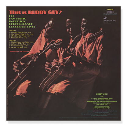 This Is Buddy Guy! (Bluesville Series) (180g LP) Vinyl Record