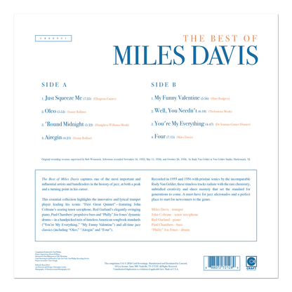 The Best Of Miles Davis (LP) Vinyl Record