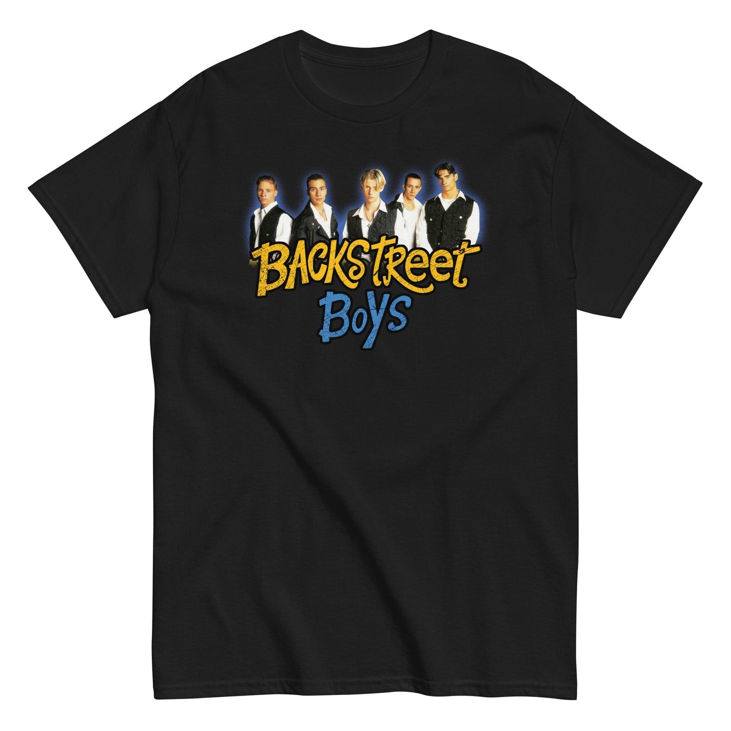 Backstreet Boys All Five Mens T Shirt Black