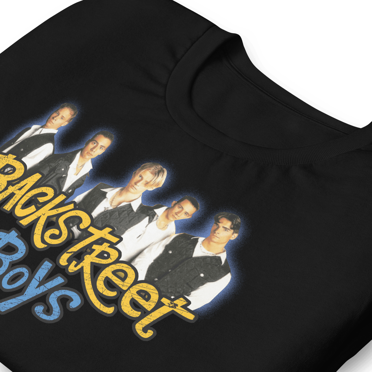 Backstreet Boys All Five Officially Licensed Mens T Shirt Black
