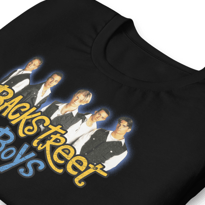 Backstreet Boys All Five Officially Licensed Mens T Shirt Black