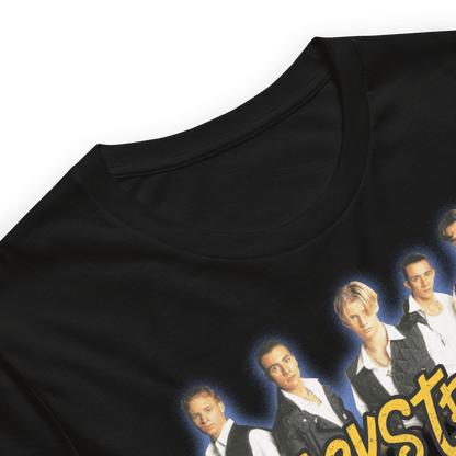 Backstreet Boys All Five Officially Licensed Mens T Shirt Black