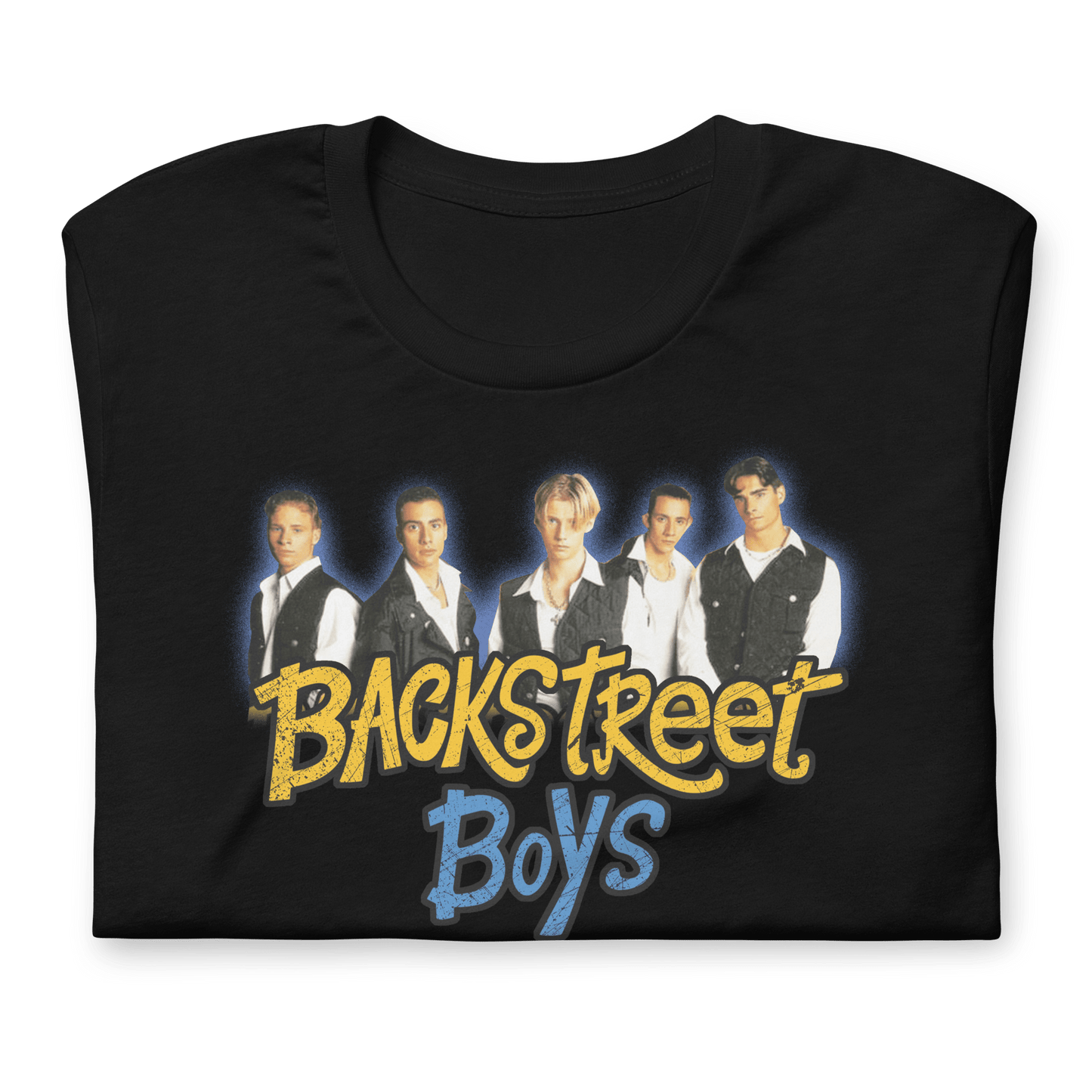 Backstreet Boys All Five Officially Licensed Mens T Shirt Black