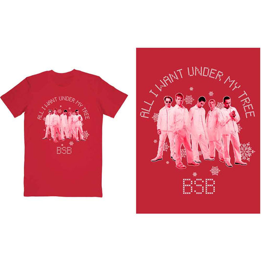Backstreet Boys All I Want Xmas [T-Shirt] Officially Licensed