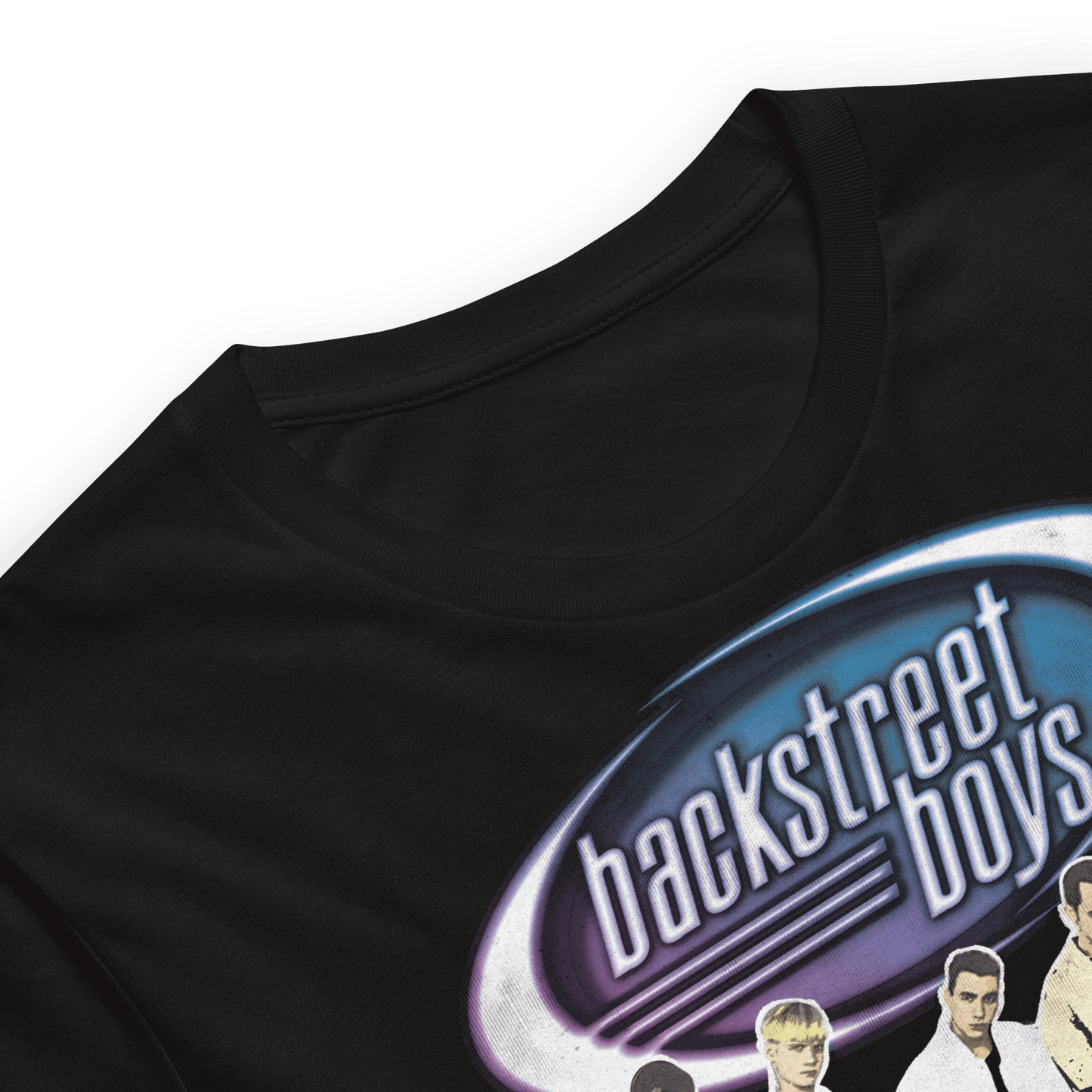 Backstreet Boys Back Dot Logo Officially Licensed Mens T Shirt Black