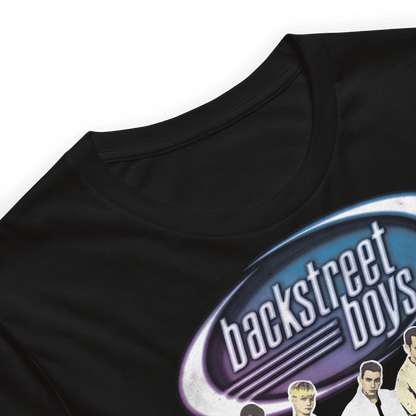 Backstreet Boys Back Dot Logo Officially Licensed Mens T Shirt Black