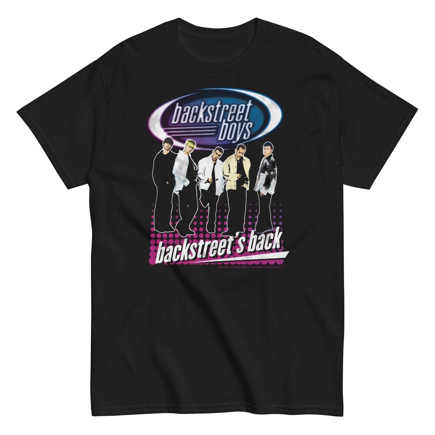 Backstreet Boys Back Dot Logo Mens T Shirt Black