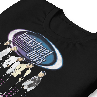 Backstreet Boys Back Dot Logo Officially Licensed Mens T Shirt Black