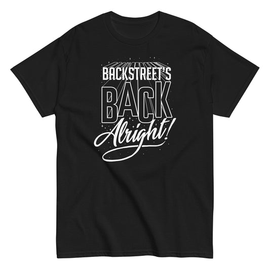 Backstreet Boys Backstreet's Back Mens T Shirt Black