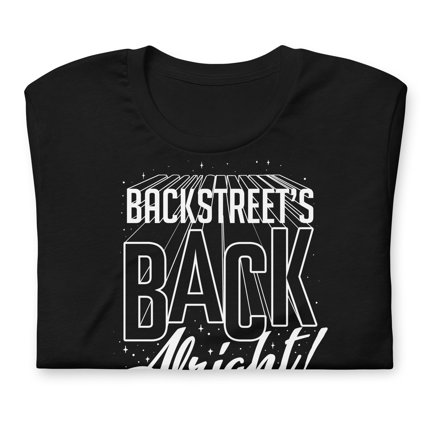 Backstreet Boys Backstreet's Back Officially Licensed Mens T Shirt Black