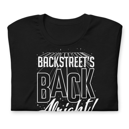 Backstreet Boys Backstreet's Back Officially Licensed Mens T Shirt Black
