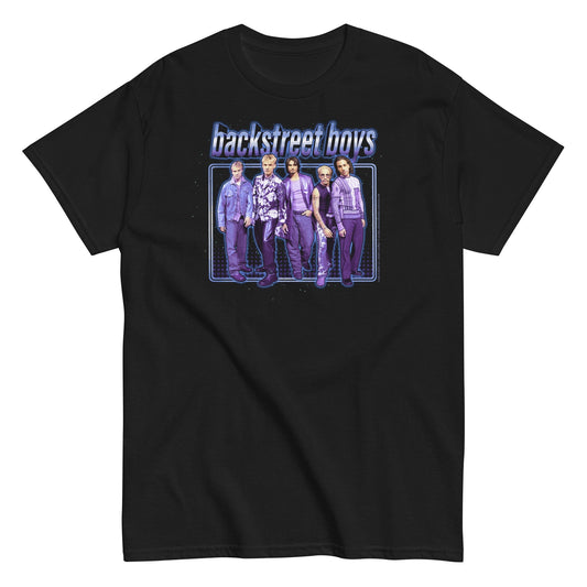 Backstreet Boys Glow Mens T Shirt Black