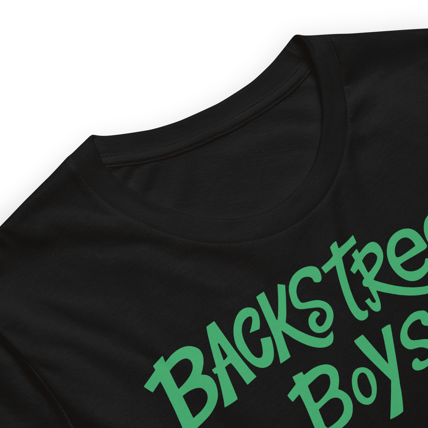 Backstreet Boys Green Logo Officially Licensed Mens T Shirt Black