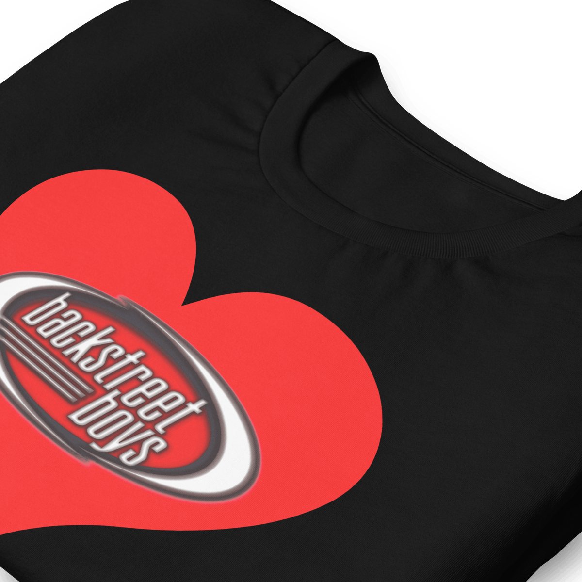 Backstreet Boys Heart Officially Licensed Mens T Shirt Black