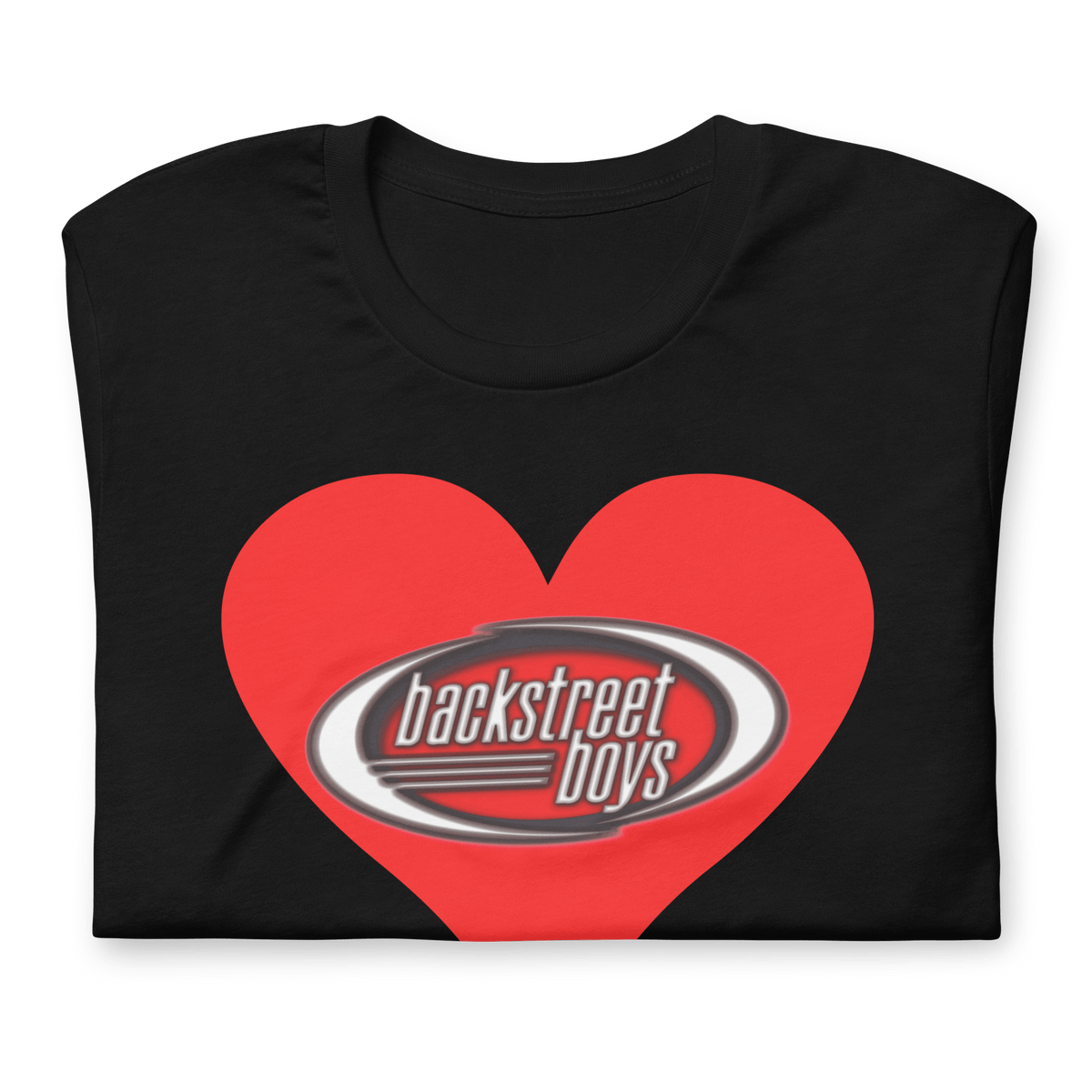 Backstreet Boys Heart Officially Licensed Mens T Shirt Black