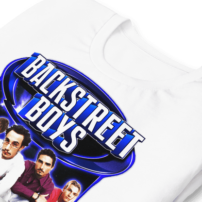 Backstreet Boys Larger Than Life Officially Licensed Mens T Shirt White