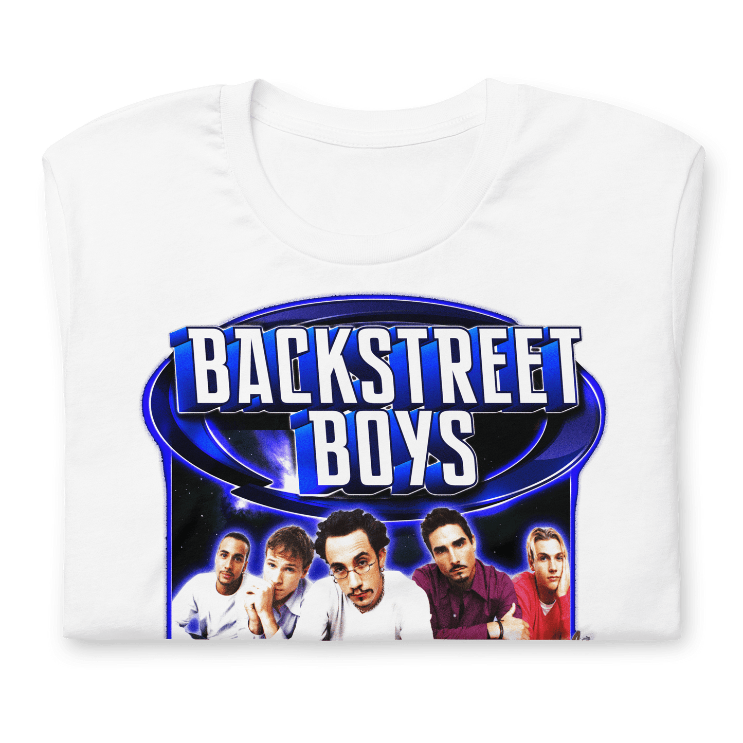 Backstreet Boys Larger Than Life Officially Licensed Mens T Shirt White