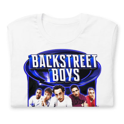 Backstreet Boys Larger Than Life Officially Licensed Mens T Shirt White