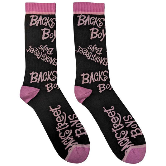 Backstreet Boys Logo Repeat Socks Officially Licensed