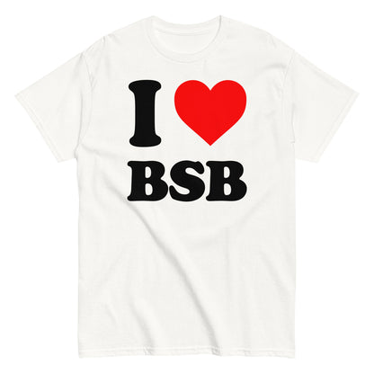 Backstreet Boys Love BSB Officially Licensed Mens T Shirt White