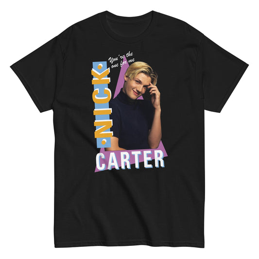 Backstreet Boys Nick Carter Mens T Shirt Black