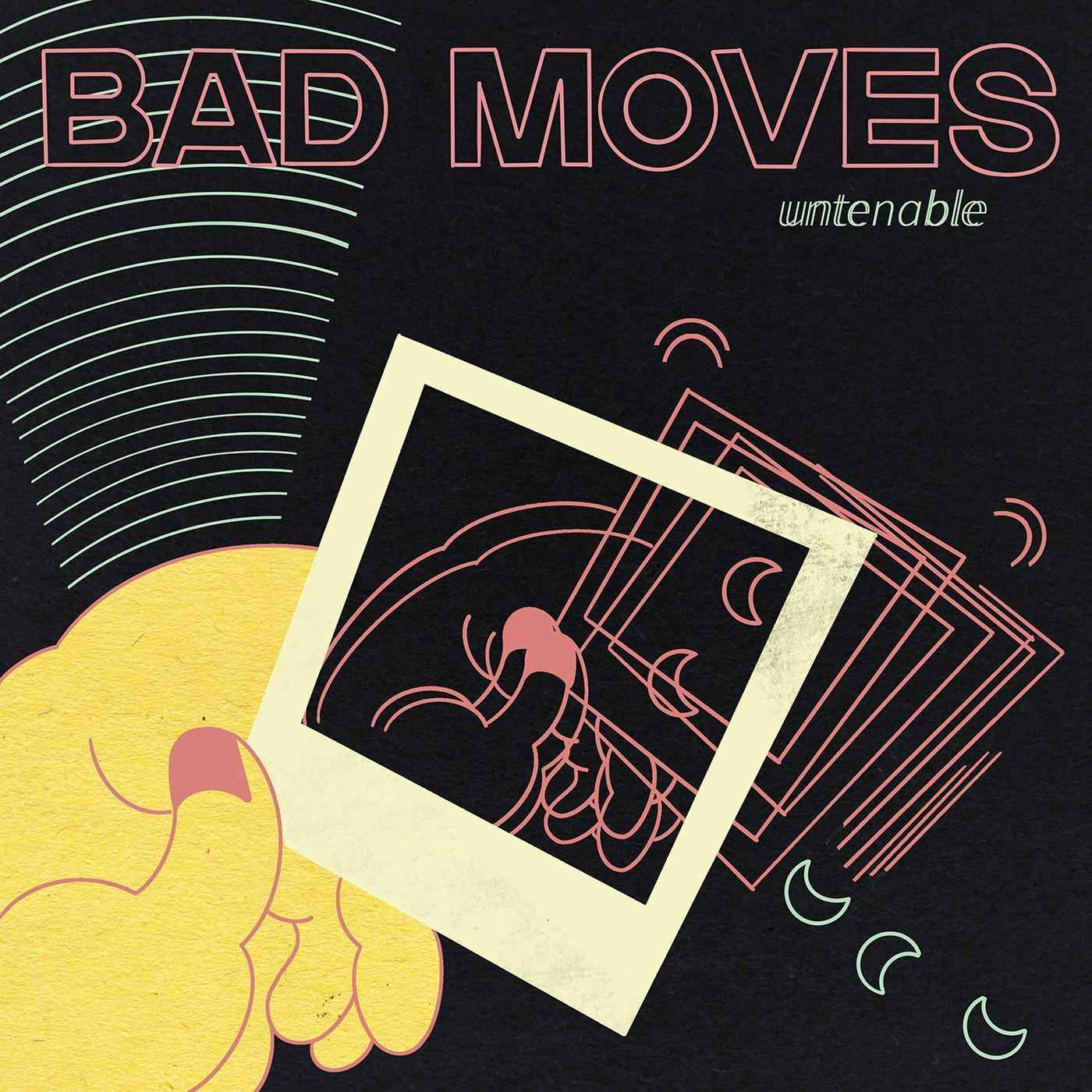 Bad Moves - Untenable (Mint Green Swirl Vinyl) [Vinyl] Vinyl Record