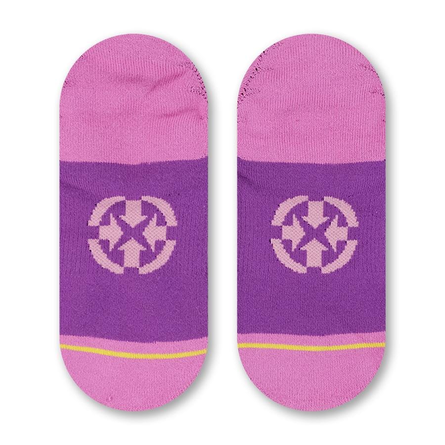 Floral Adult No Show Sock With Art By Bad Otis Link