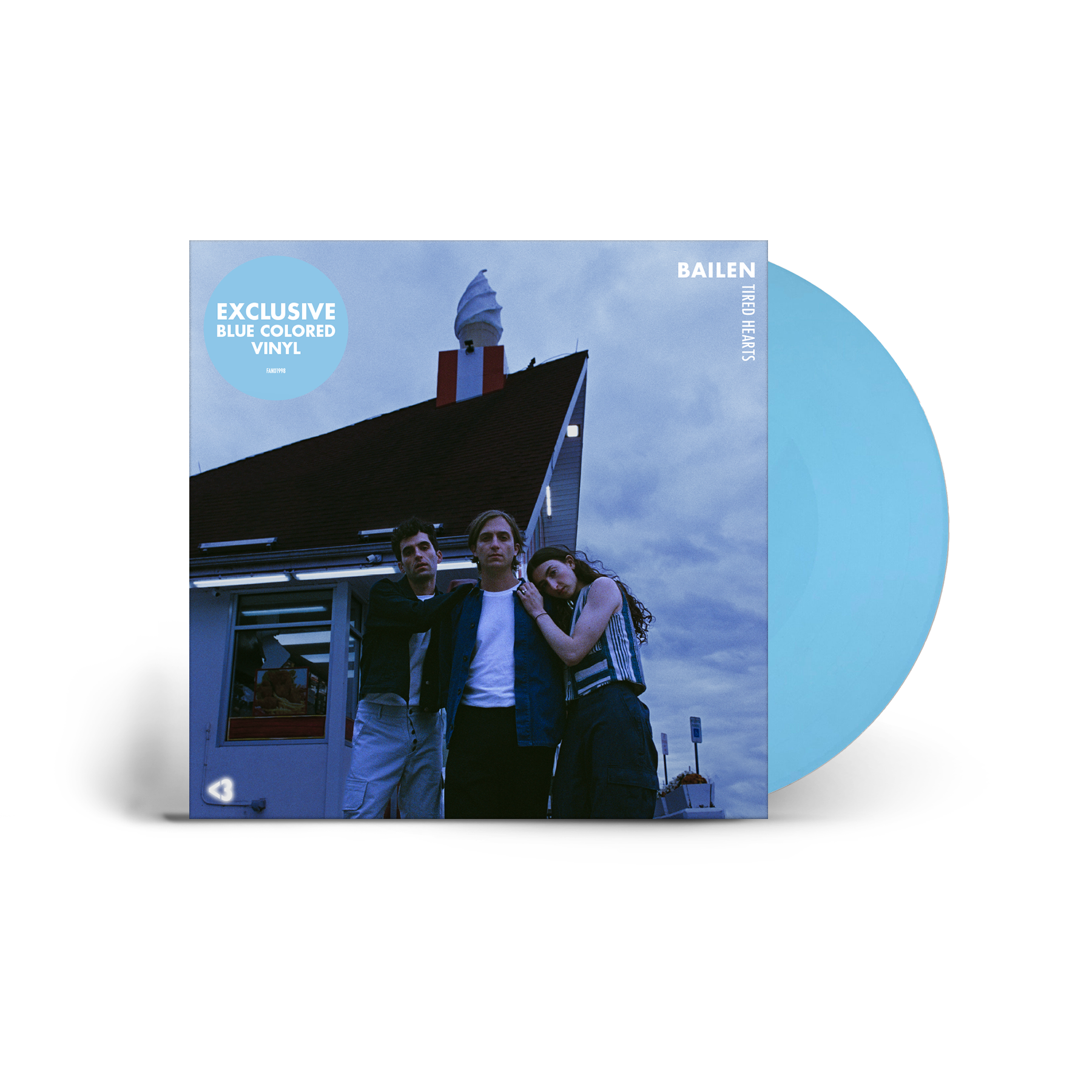 Bailen - Tired Hearts - Baby Blue Vinyl Record