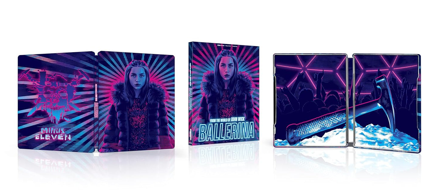 Ballerina: From The World Of John Wick - Limited Edition Lenticular Steelbook (4K UHD + Blu-ray + Digital)
