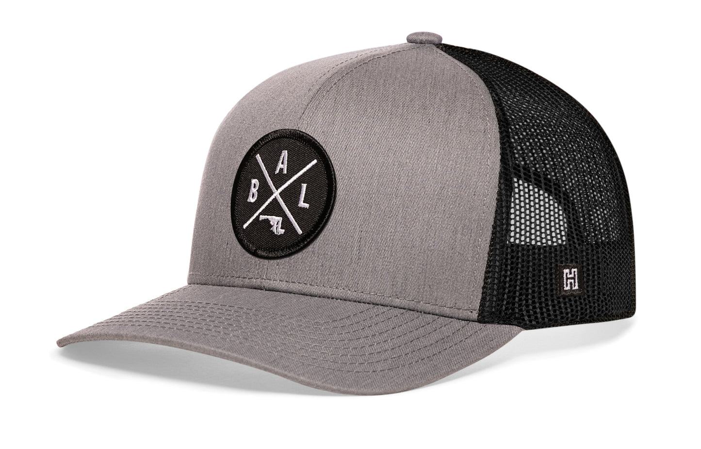 Baltimore Trucker Hat  |  Black BAL X Snapback