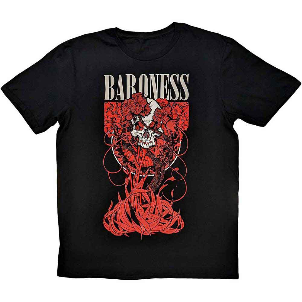 Baroness Fleur Skull Mens T Shirt Officially Licensed