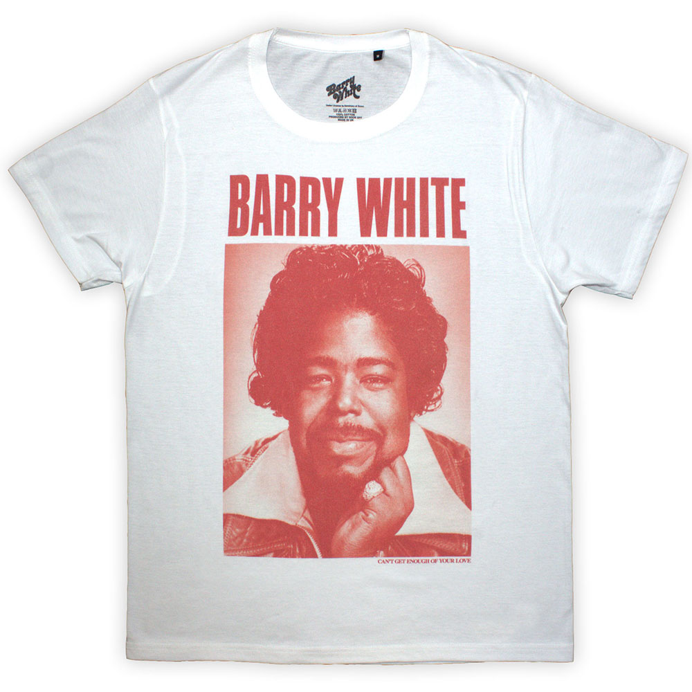 Barry White Box Photo Mens T Shirt Officially Licensed